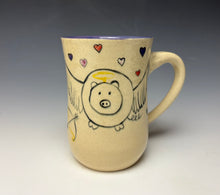 Load image into Gallery viewer, Cupid Pig Mug- Purple