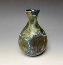 Load image into Gallery viewer, Cobalt Galaxy Crystalline Glazed Vase 11