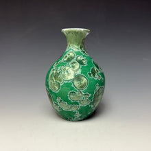 Load image into Gallery viewer, Emerald Green Crystalline Glazed Mini Vase 10