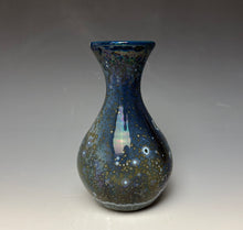 Load image into Gallery viewer, Cobalt Galaxy Crystalline Glazed Vase 13