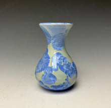 Load image into Gallery viewer, Powder Blue Crystalline Glazed Mini Vase
