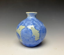 Load image into Gallery viewer, Powder Blue Crystalline Glazed Mini Vase 2