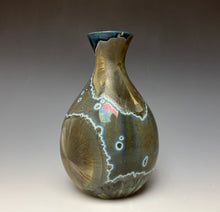 Load image into Gallery viewer, Antique Bronze Galaxy Crystalline Glazed Mini Vase 2