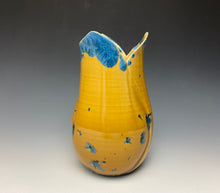 Load image into Gallery viewer, Tulip Vase- Blue and Orange #13
