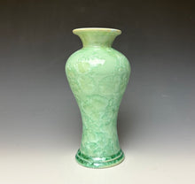 Load image into Gallery viewer, Crystalline Glazed Vase - Mint Green #3