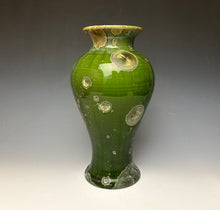 Load image into Gallery viewer, Iron Galaxy Crystalline Glazed Vase 2