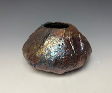Load image into Gallery viewer, Rainbow Copper Raku AirPlant Vase #3
