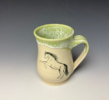 Load image into Gallery viewer, Rearing Horse Mug- Key Lime