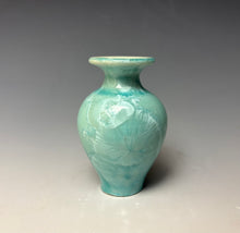 Load image into Gallery viewer, Light Green Crystalline Glazed Mini Vase #5