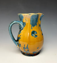 Load image into Gallery viewer, Crystalline Glazed Creamer 20 oz - Blue and Orange