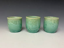 Load image into Gallery viewer, Light Green Crystalline Sake Cup