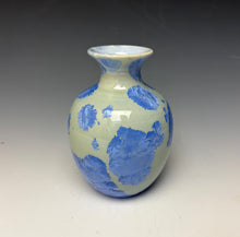 Load image into Gallery viewer, Powder Blue Crystalline Glazed Mini Vase 3