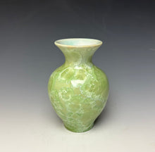 Load image into Gallery viewer, Crystalline Glazed Mini Vase - Mint Green 7