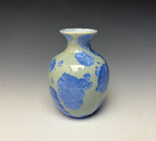Load image into Gallery viewer, Powder Blue Crystalline Glazed Mini Vase 3