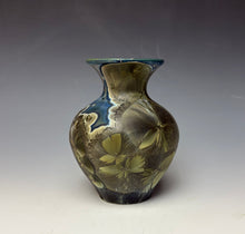 Load image into Gallery viewer, Cobalt Galaxy Crystalline Glazed Mini Vase 5