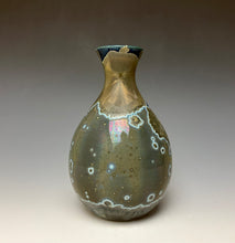 Load image into Gallery viewer, Antique Bronze Galaxy Crystalline Glazed Mini Vase 2