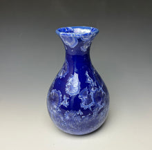 Load image into Gallery viewer, Winter Sky Blue Crystalline Glazed Vase 1