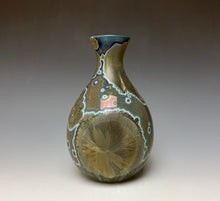 Load image into Gallery viewer, Antique Bronze Galaxy Crystalline Glazed Mini Vase 2
