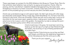 Load image into Gallery viewer, Tulip Vase- Cobalt Galaxy #1