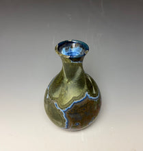 Load image into Gallery viewer, Cobalt Galaxy Crystalline Glazed Vase 11