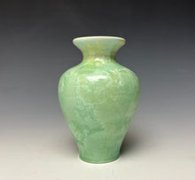 Load image into Gallery viewer, Crystalline Glazed Mini Vase - Mint Green
