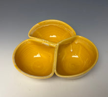 Load image into Gallery viewer, Triple Dip Dish- Sunshine Yellow