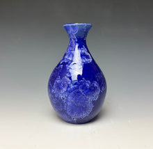 Load image into Gallery viewer, Royal Blue Crystalline Glazed Mini Vase 2
