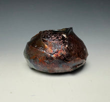 Load image into Gallery viewer, Rainbow Copper Raku Mini AirPlant Vase #8