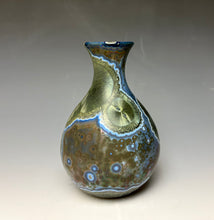 Load image into Gallery viewer, Cobalt Galaxy Crystalline Glazed Vase 11