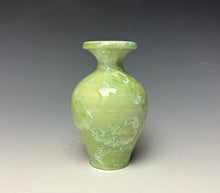 Load image into Gallery viewer, Crystalline Glazed Mini Vase - Mint Green 5