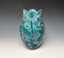 Load image into Gallery viewer, Tulip Vase- Aqua