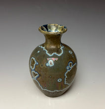 Load image into Gallery viewer, Antique Bronze Galaxy Crystalline Glazed Mini Vase