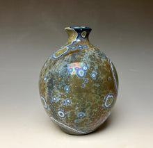 Load image into Gallery viewer, Cobalt Galaxy Crystalline Glazed Vase 6