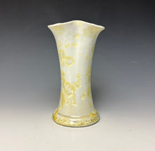 Load image into Gallery viewer, Crystalline Vase in Ivory 3