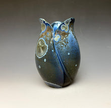 Load image into Gallery viewer, Tulip Vase- Cobalt Galaxy #1