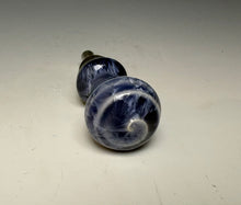Load image into Gallery viewer, Crystalline Glazed Bottle Stopper- Periwinkle #1