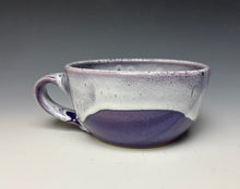 Load image into Gallery viewer, Purple and White Soup Mug