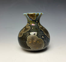 Load image into Gallery viewer, Iron Galaxy Crystalline Glazed Mini Vase 2