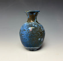 Load image into Gallery viewer, Cobalt Galaxy Crystalline Glazed Mini Vase 7