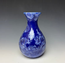 Load image into Gallery viewer, Winter Sky Blue Crystalline Glazed Vase 1