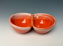 Load image into Gallery viewer, Double Dip Dish- Intense Orange