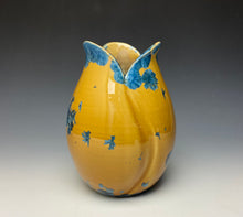 Load image into Gallery viewer, Tulip Vase- Blue and Orange #15
