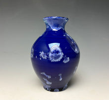 Load image into Gallery viewer, Winter Sky Blue Crystalline Glazed Mini Vase #2