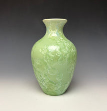 Load image into Gallery viewer, Crystalline Glazed Vase - Mint Green