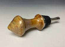 Load image into Gallery viewer, Crystalline Glazed Bottle Stopper- Iced Caramel