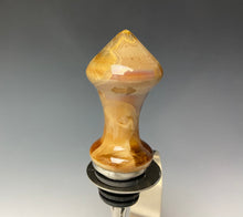 Load image into Gallery viewer, Crystalline Glazed Bottle Stopper- Iced Caramel