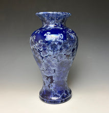 Load image into Gallery viewer, Winter Sky Blue Crystalline Glazed Vase 4