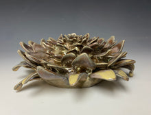 Load image into Gallery viewer, Gold Porcelain Wallflower