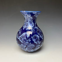 Load image into Gallery viewer, Winter Sky Blue Crystalline Glazed Vase 2