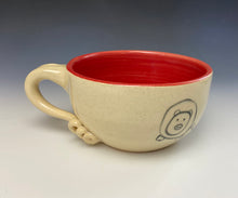 Load image into Gallery viewer, PIGGERY Soup mug in Bright Red